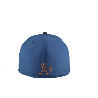Oakland Athletics Rickey Henderson Indigo Blue/Walnut 59Fifty Fitted Hat