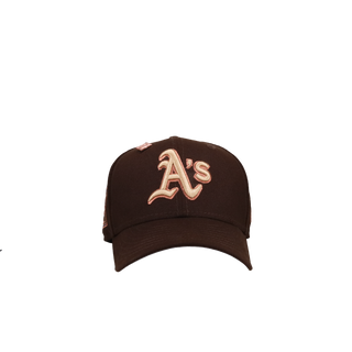 Oakland Athletics Rickey Henderson Brown Copper Metallic 59Fifty Fitted Hat