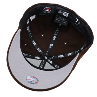 Oakland Athletics Rickey Henderson Brown Copper Metallic 59Fifty Fitted Hat