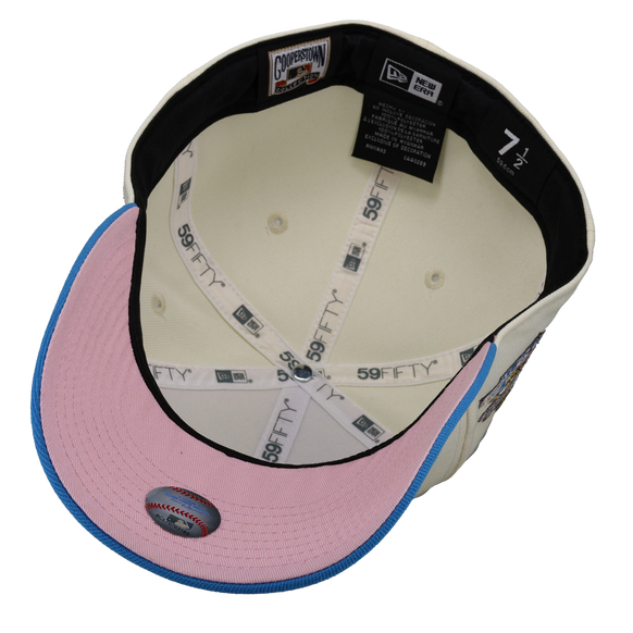 Oakland Athletics 1989 World Series Metallic Stomper Off White 59Fifty Fitted Hat