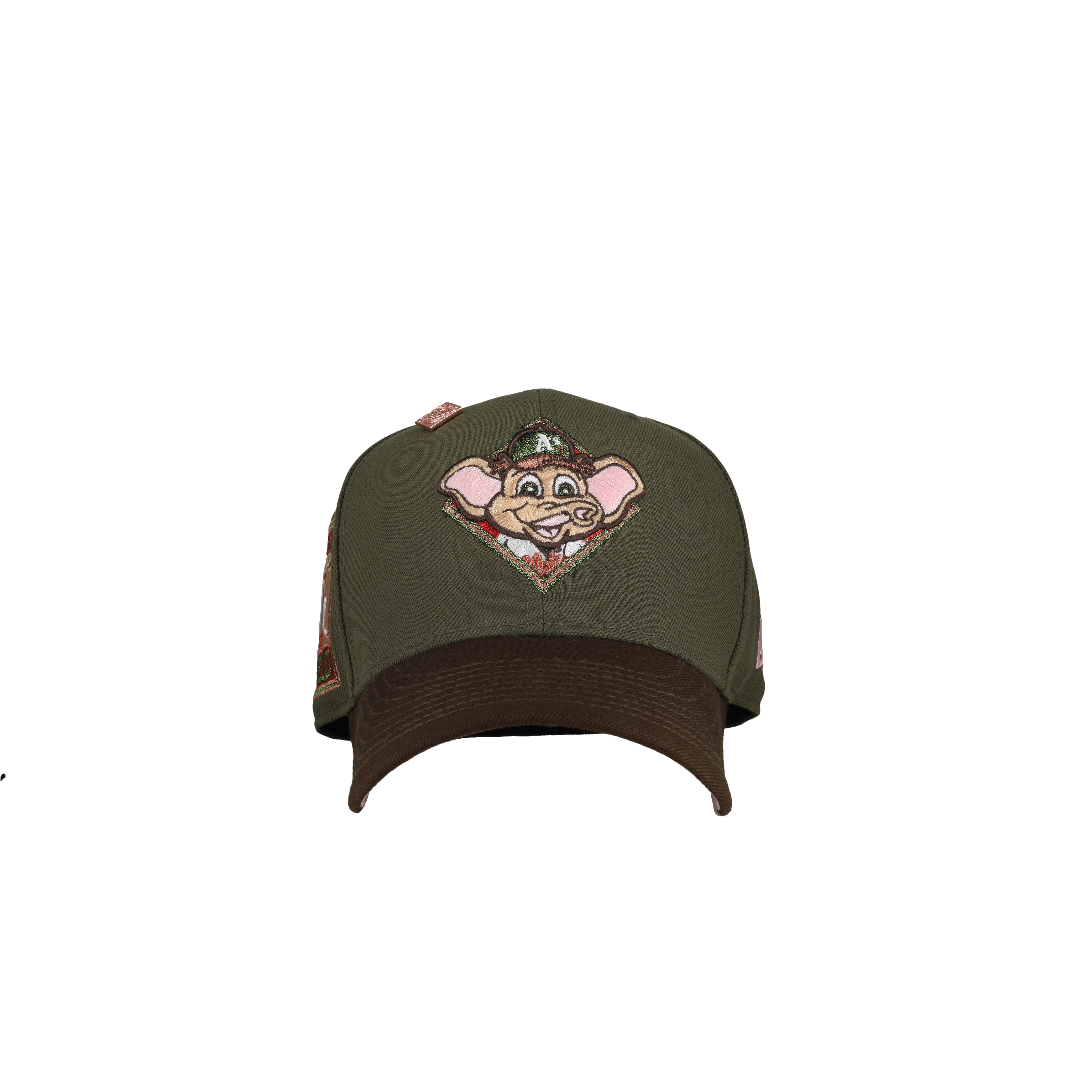 Oakland Athletics Rickey Henderson Olive/Brown 59Fifty Fitted Hat