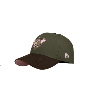 Oakland Athletics Rickey Henderson Olive/Brown 59Fifty Fitted Hat
