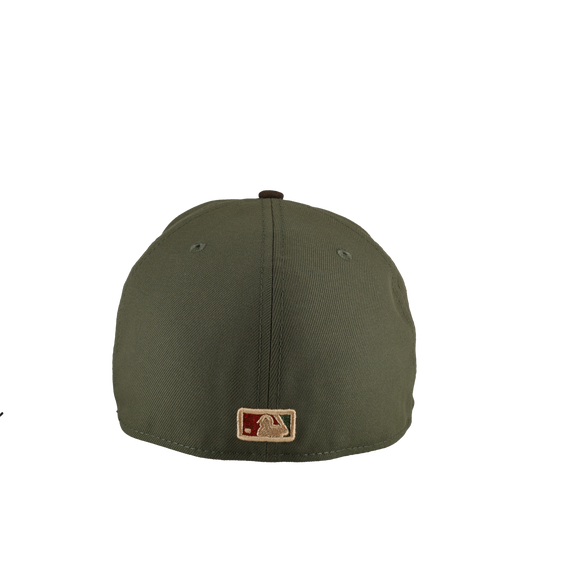 Oakland Athletics Rickey Henderson Olive/Brown 59Fifty Fitted Hat