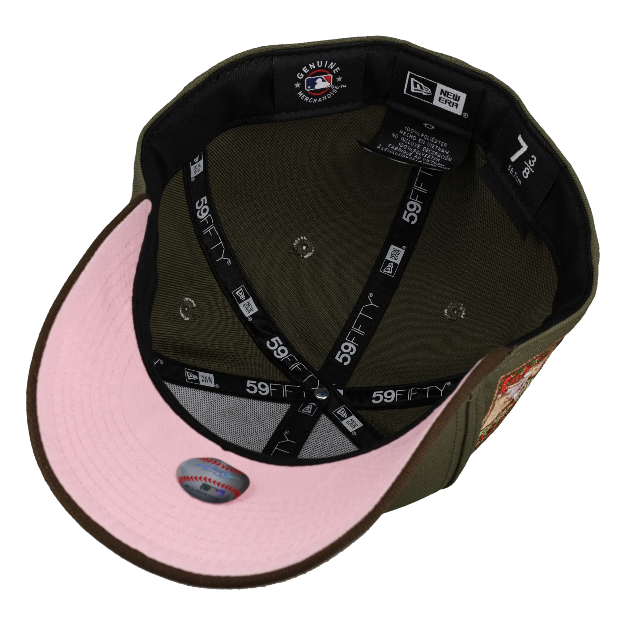 Oakland Athletics Rickey Henderson Olive/Brown 59Fifty Fitted Hat