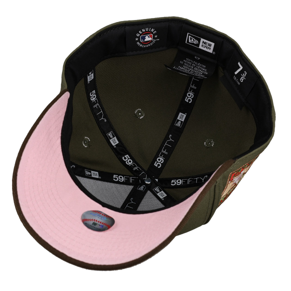 Oakland Athletics Rickey Henderson Olive/Brown 59Fifty Fitted Hat