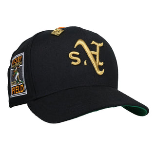 Oakland Athletics "Ricky Henderson Field" Upside Down 59Fifty Fitted Hat