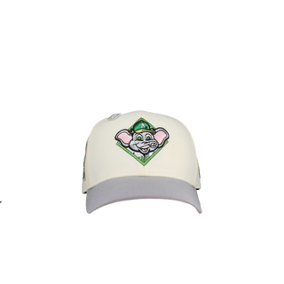 Oakland Athletics Rickey Henderson Chrome/Grey Green Metallic 59Fifty Fitted Hat