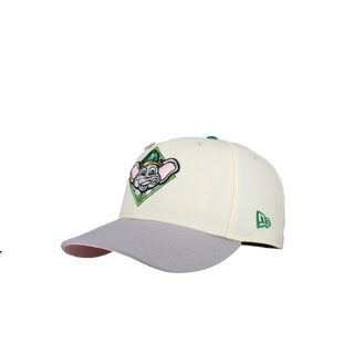 Oakland Athletics Rickey Henderson Chrome/Grey Green Metallic 59Fifty Fitted Hat