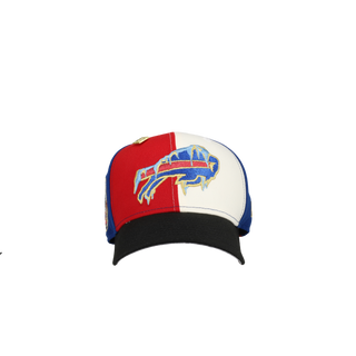 Buffalo Bills Silver Anniversary Metallic Pinwheel 59Fifty Fitted Hat