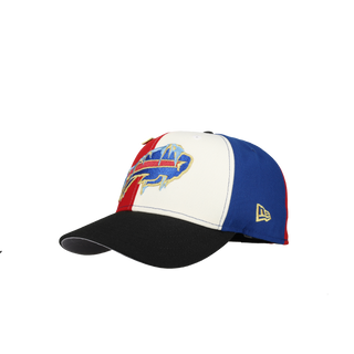 Buffalo Bills Silver Anniversary Metallic Pinwheel 59Fifty Fitted Hat