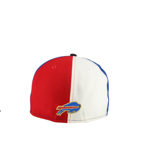Buffalo Bills Silver Anniversary Metallic Pinwheel 59Fifty Fitted Hat