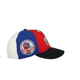 Buffalo Bills Silver Anniversary Metallic Pinwheel 59Fifty Fitted Hat