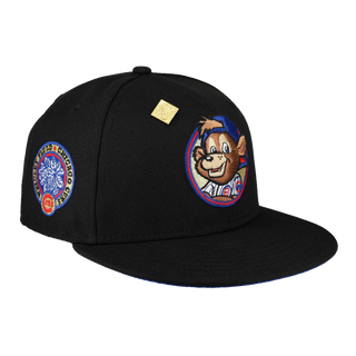 Chicago Cubs Clark The Bear Logo Black Wrigley Field 59Ffity Fitted Hat