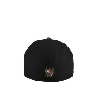 Chicago Black Hawks Chicago Stadium Black/Camo Script 59Fifty Fitted Hat