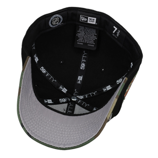 Chicago Black Hawks Chicago Stadium Black/Camo Script 59Fifty Fitted Hat