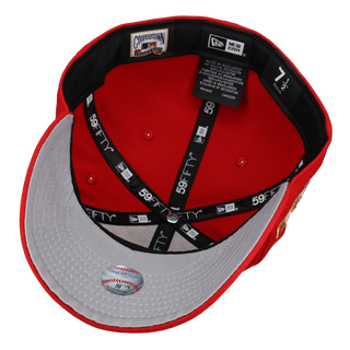 Chicago White Sox 2005 World Series Red Chicago Script 59Fifty Fitted Hat