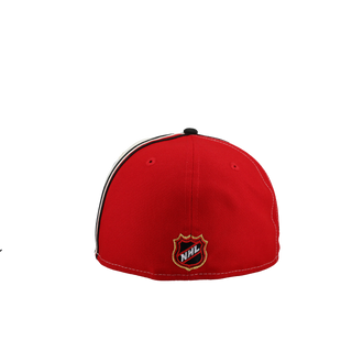 Chicago Blackhawks Stadium Script Diagonal Metallic 59Fifty Fitted Hat