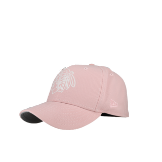 Chicago Black Hawks 75th Anniversary Pink Glow In The Dark 59Fifty Fitted Hat