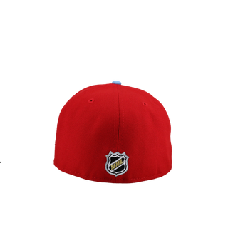 Chicago Blackhawks Red/Light Blue UV  59Fifty Fitted Hat