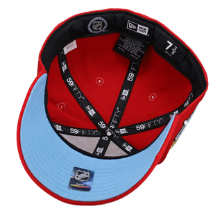 Chicago Blackhawks Red/Light Blue UV  59Fifty Fitted Hat