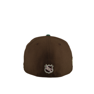 Chicago Black Hawks Six Time Champion Walnut/Camo 59Fifty Fitted Hat