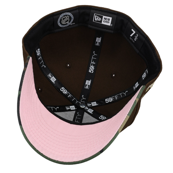 Chicago Black Hawks Six Time Champion Walnut/Camo 59Fifty Fitted Hat