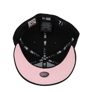 New York Yankees 2000 WS Champs Black Pink Silver Metallic 59Fifty Fitted Hat