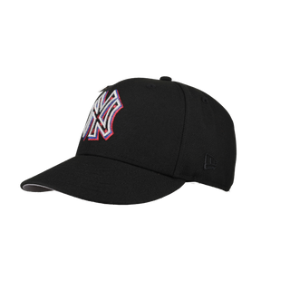 New York Yankees Black 75th Anniversary Patch 59Fifty Fitted Hat