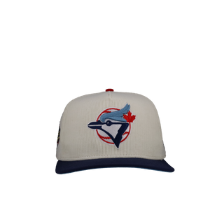 Toronto Blue Jays 1992 WS Off White Corduroy/Navy 9Fifty A Frame Snapback Hat