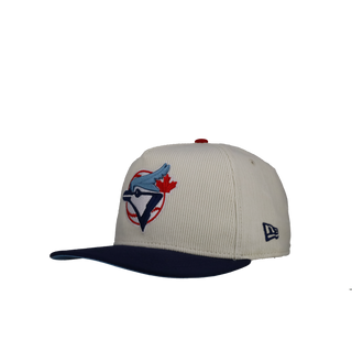 Toronto Blue Jays 1992 WS Off White Corduroy/Navy 9Fifty A Frame Snapback Hat
