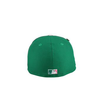 Toronto Blue Jays 30th Anniversary Green/Pink Script 59Fifty Fitted Hat