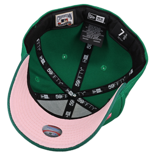 Toronto Blue Jays 30th Anniversary Green/Pink Script 59Fifty Fitted Hat