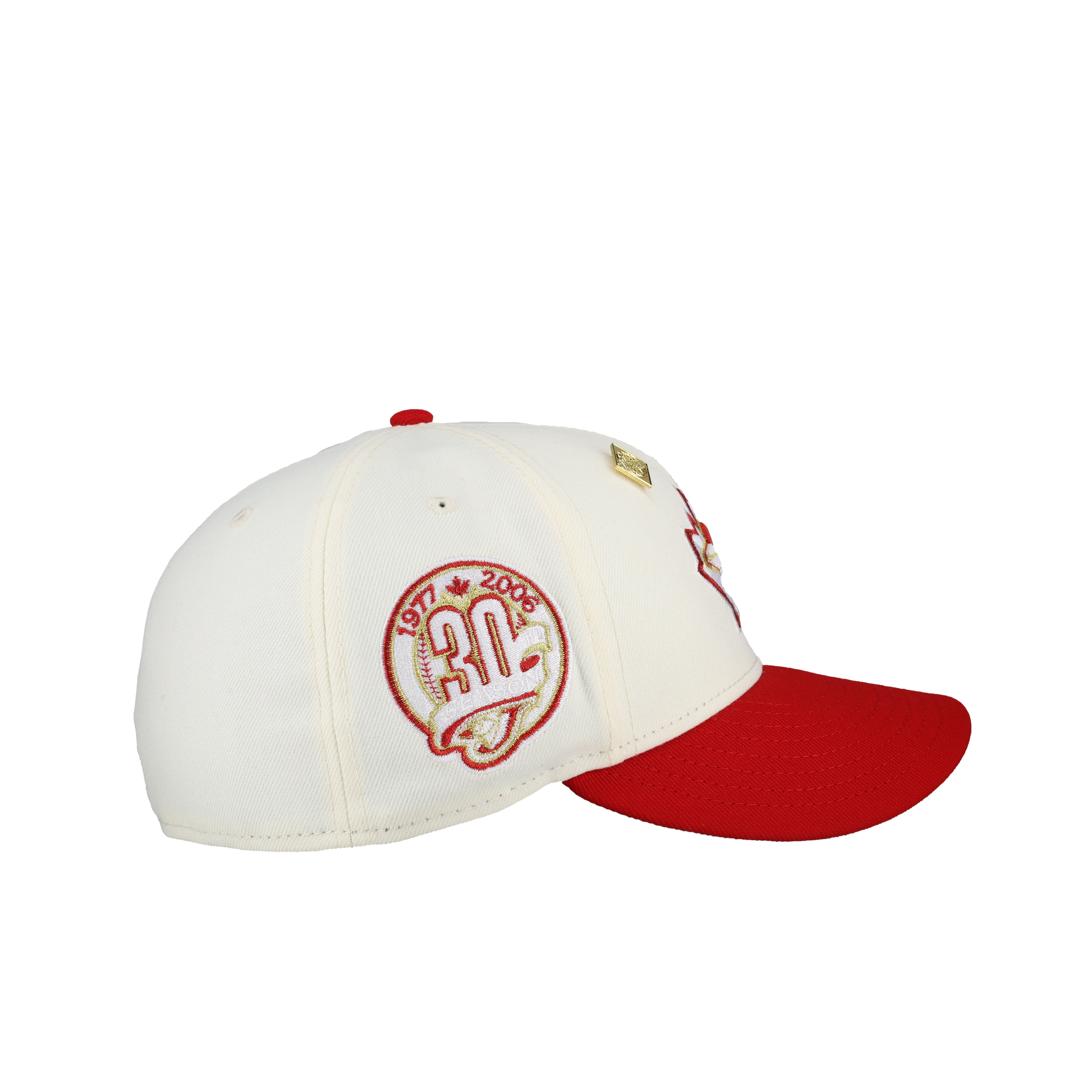 Toronto Blue Jays 30th Anniversary Off White/Red 59Fifty Fitted Hat