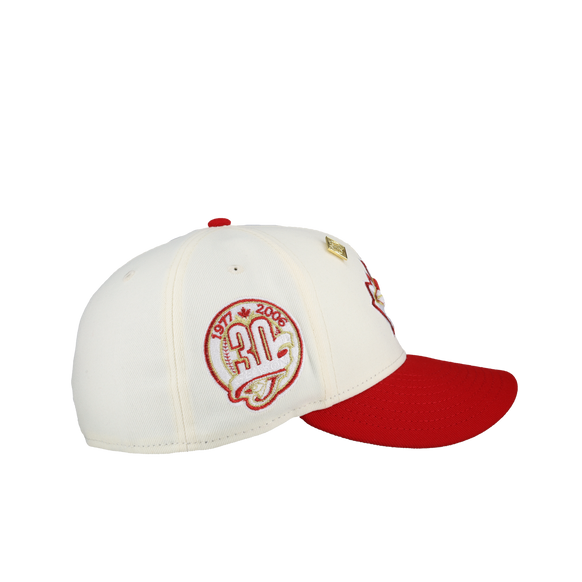 Toronto Blue Jays 30th Anniversary Off White/Red 59Fifty Fitted Hat