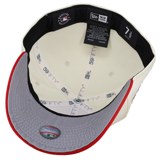 Toronto Blue Jays 30th Anniversary Off White/Red 59Fifty Fitted Hat