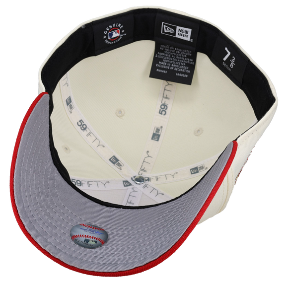 Toronto Blue Jays 30th Anniversary Off White/Red 59Fifty Fitted Hat