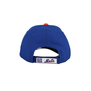 New York Mets New Era 9Forty Adjustable Hat Velcro (Royal/Orange)