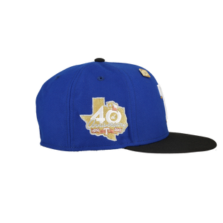 Texas Rangers 40th Anniversary Patch 59Fifty Fitted Hat