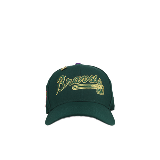 Atlanta Braves 1996 Word Series Dark Green "Torch" Remastered Metallic 59Fifty Fitted Hat