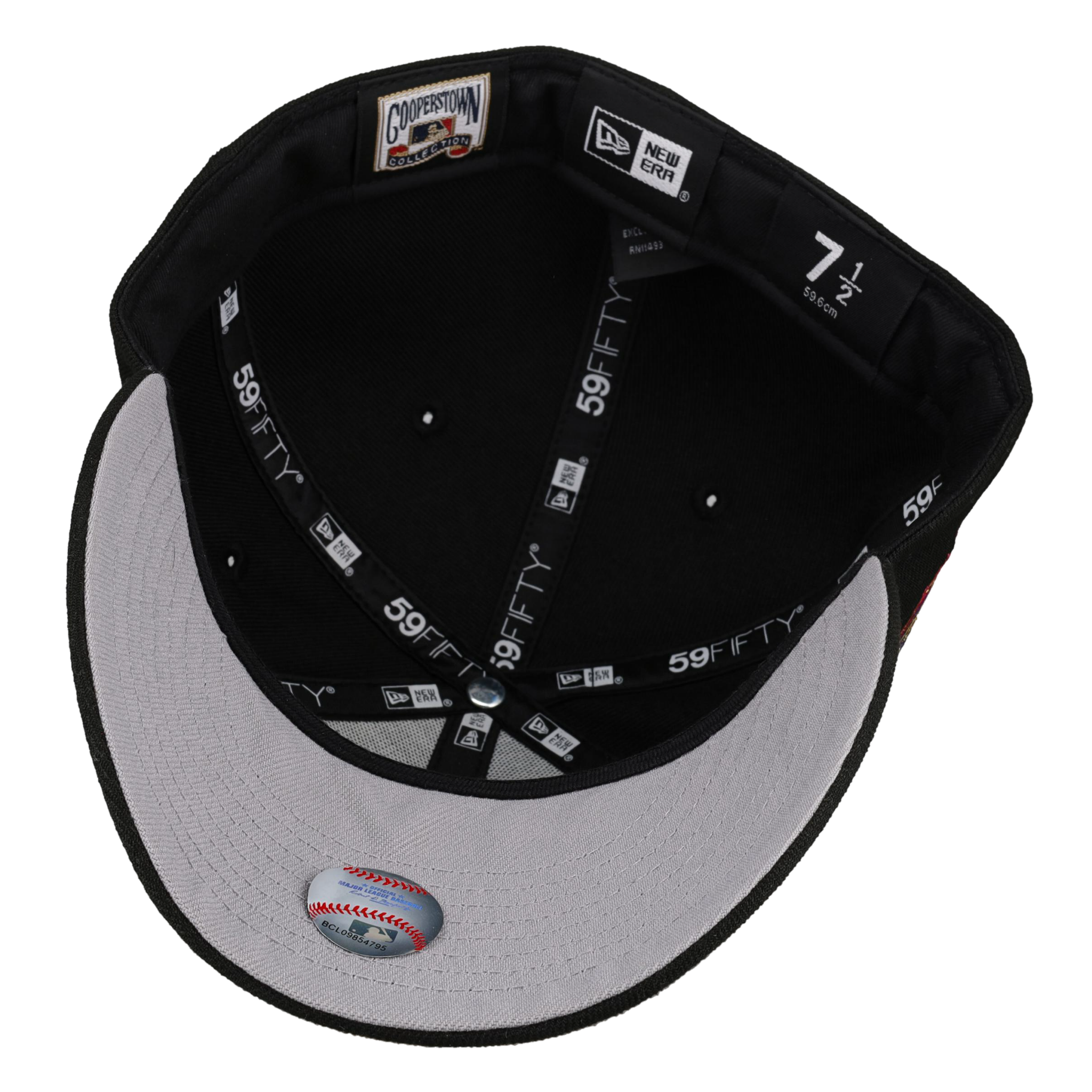 Atlanta Braves 1996 World Series Black/Yellow 59Fifty Fitted Hat