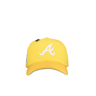 Atlanta Braves 30th Season Metallic Yellow/Dark Yellow Ice 59Fifty Fitted Hat