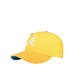 Atlanta Braves 30th Season Metallic Yellow/Dark Yellow Ice 59Fifty Fitted Hat