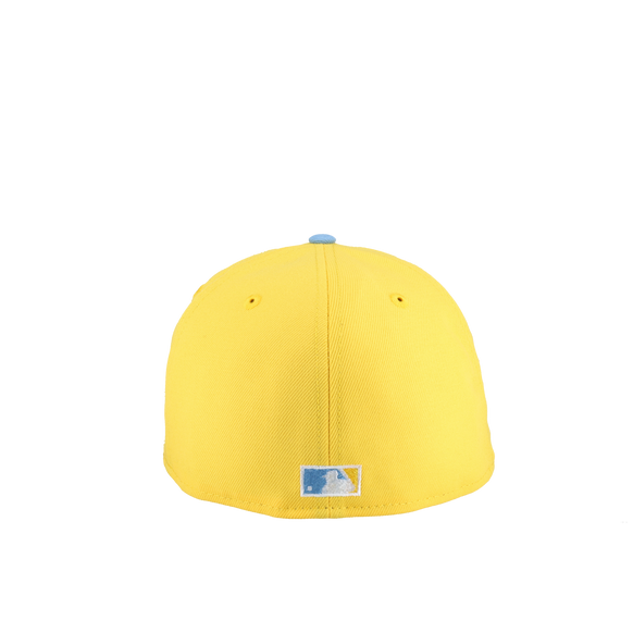 Atlanta Braves 30th Season Metallic Yellow/Dark Yellow Ice 59Fifty Fitted Hat