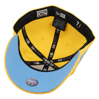 Atlanta Braves 30th Season Metallic Yellow/Dark Yellow Ice 59Fifty Fitted Hat