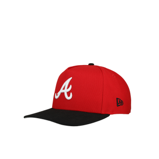 Atlanta Braves 30th Anniversary Red/Black 9Fifty A Frame Snapback Hat