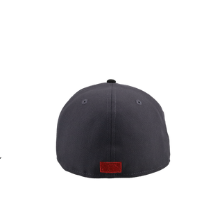 Atlanta Braves 1999 World Series Graphite/Orange Accent 59Fifty Fitted Hat