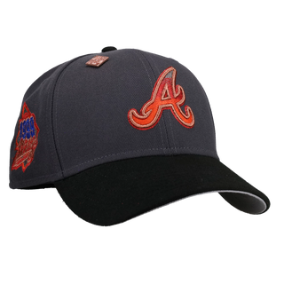 Atlanta Braves 1999 World Series Graphite/Orange Accent 59Fifty Fitted Hat