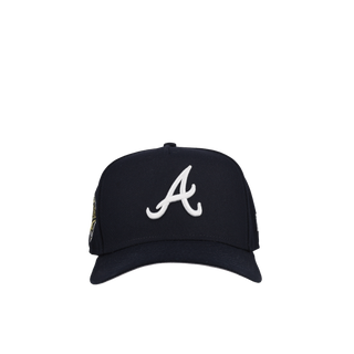 Atlanta Braves 1995 Team Color 9Fifty A Frame Snapback Hat (Grey Brim)
