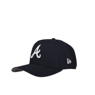 Atlanta Braves 1995 Team Color 9Fifty A Frame Snapback Hat (Grey Brim)