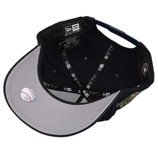 Atlanta Braves 1995 Team Color 9Fifty A Frame Snapback Hat (Grey Brim)